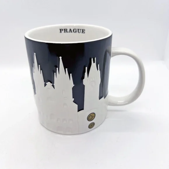 Prague Starbucks Relief 3D Collector Series mug, NEW - Picture 8 of 8
